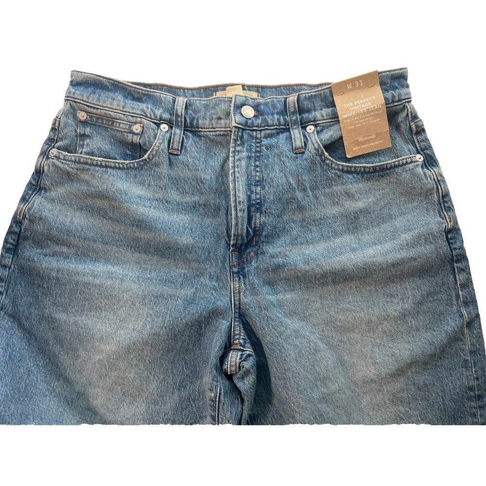 Madewell Vintage Blue Wide Leg Jeans